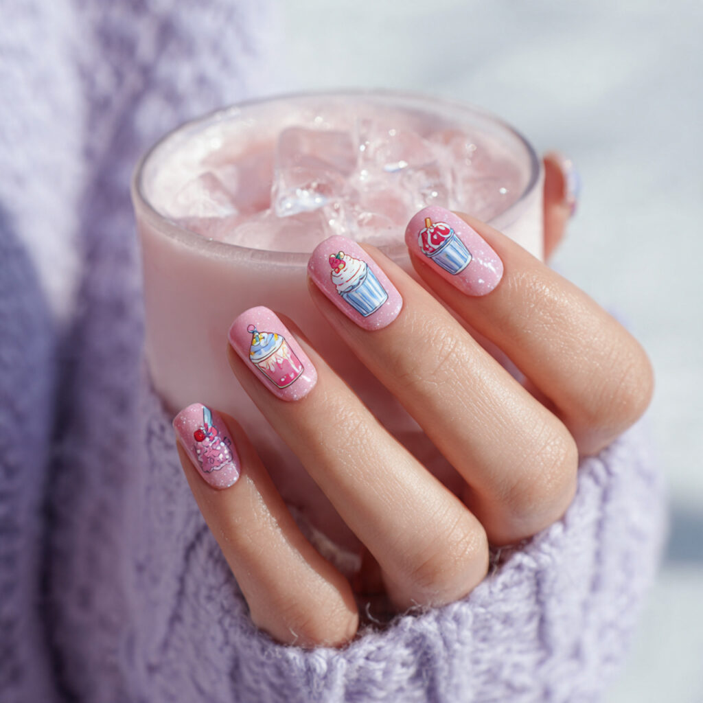 14 Korean Nail Art Ideas: The Cutest, Glossiest Designs You’ll Want Immediately 2 syrup nails for korean nail art