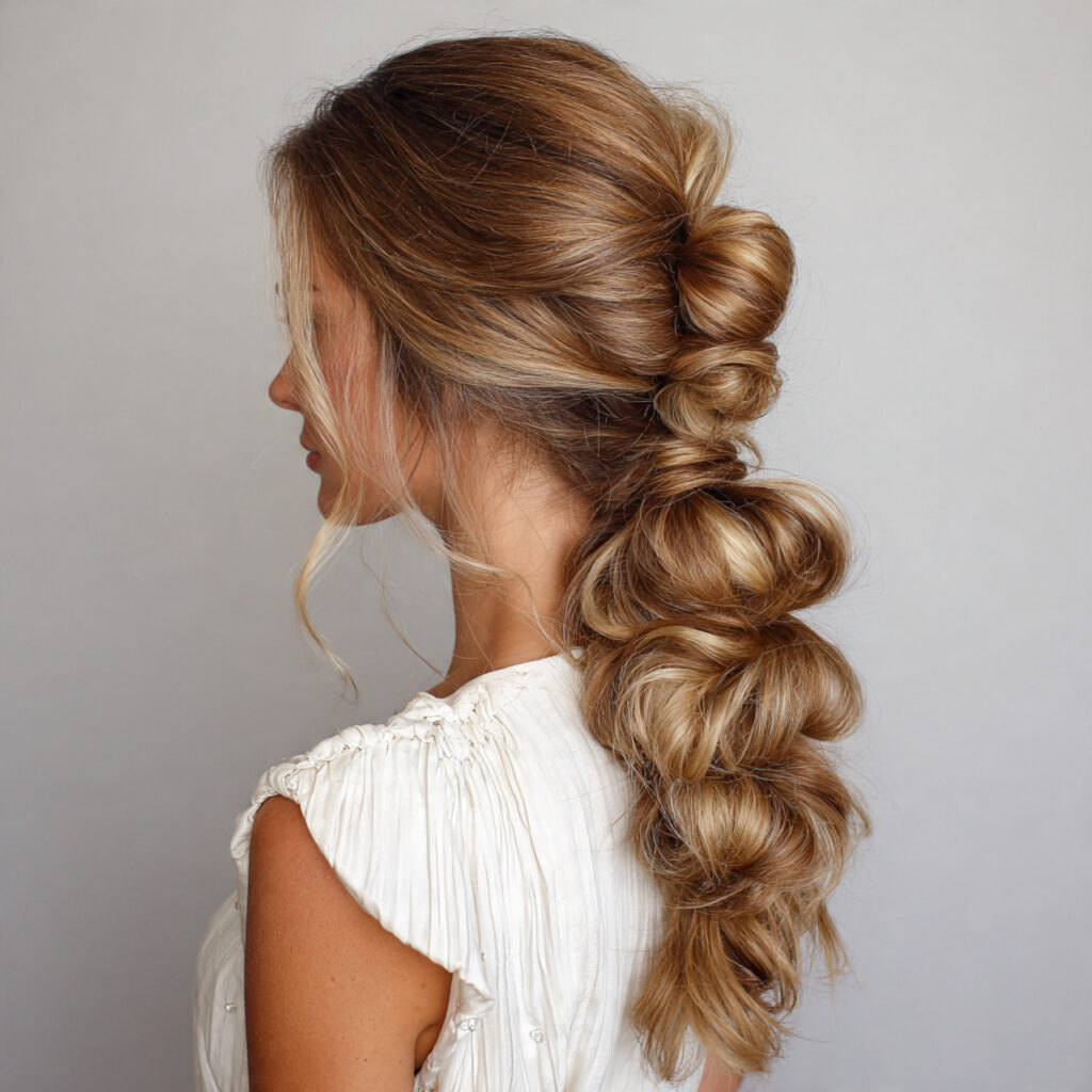 14 Half Up Half Down Hairstyles 2026: The Effortlessly Chic Looks Your Hair Has Been Waiting For 3 the bubble ponytail half up