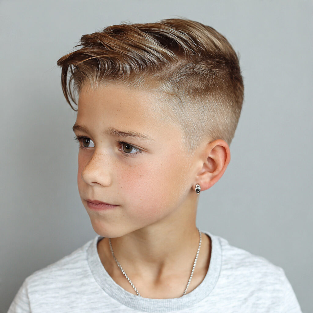 14 Boy Hairstyle Ideas That Are Seriously Cool Right Now 9 undercut with slicked back top for boy