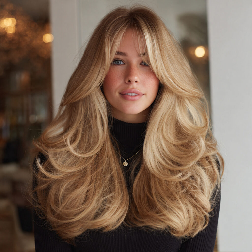 14 Open Hairstyle Ideas That Are Cute, Easy, and Giving Main-Character Energy 11 voluminous blowout open hair