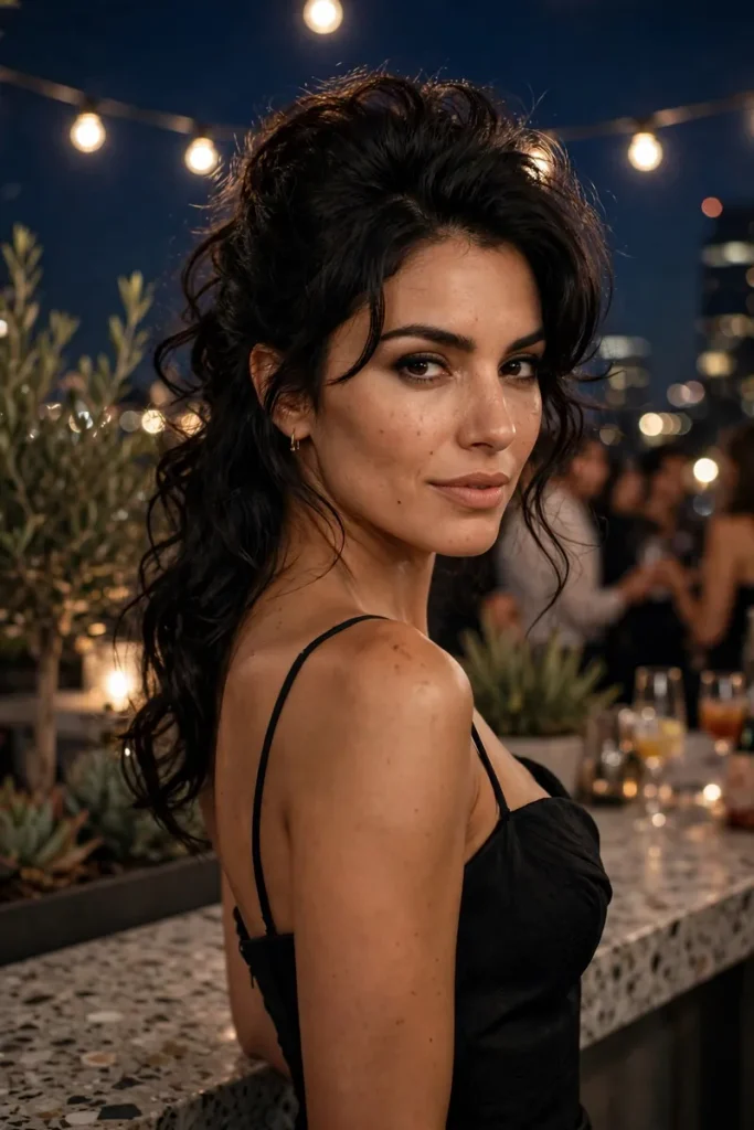 16 Party Hairstyles ideas, Sorted by How Much Dancing You'll Do 4 03 bardot bouffant halfup 1