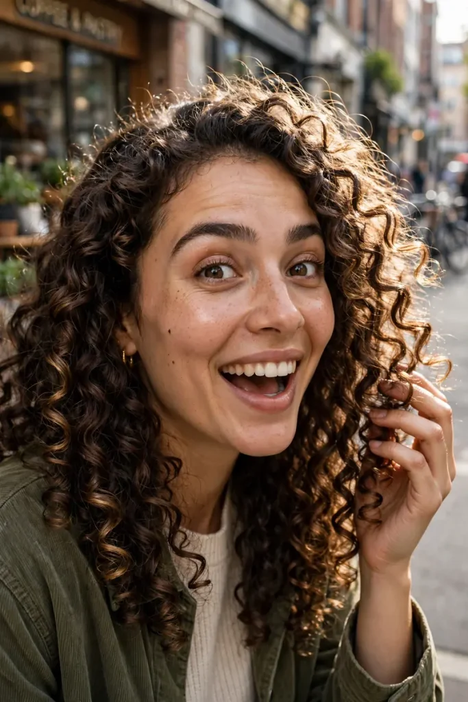 14 Curly Hairstyles Worn Down, Pulled From One Actual Week of My Own Hair Diary 8 07 best hair day