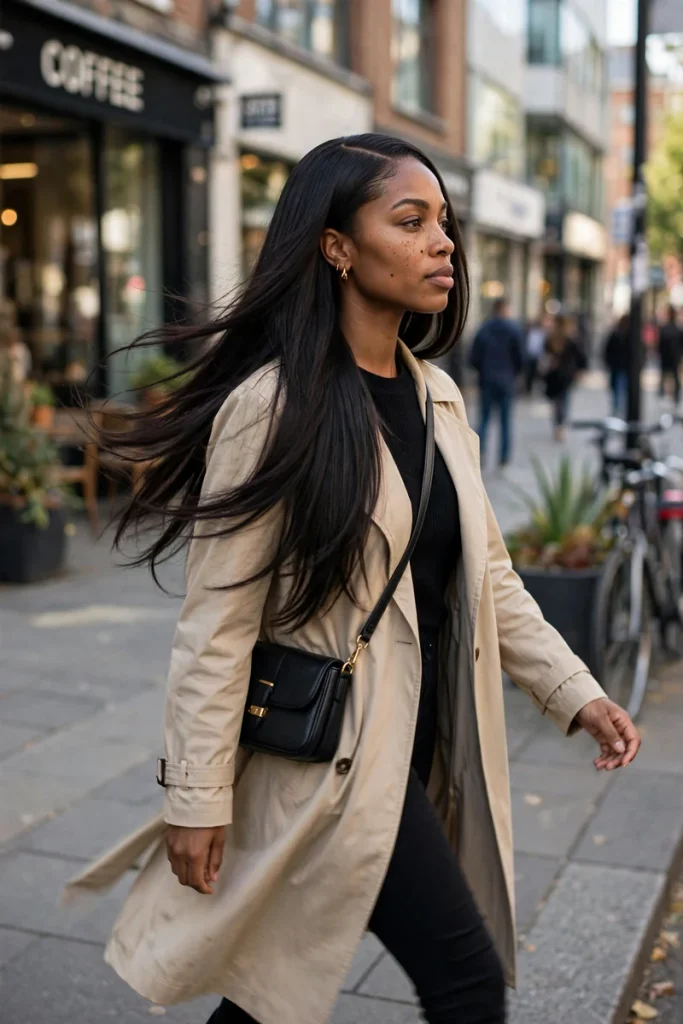13 Weave Hairstyle Ideas, Organized by Installation Method 10 09 deep side part straight