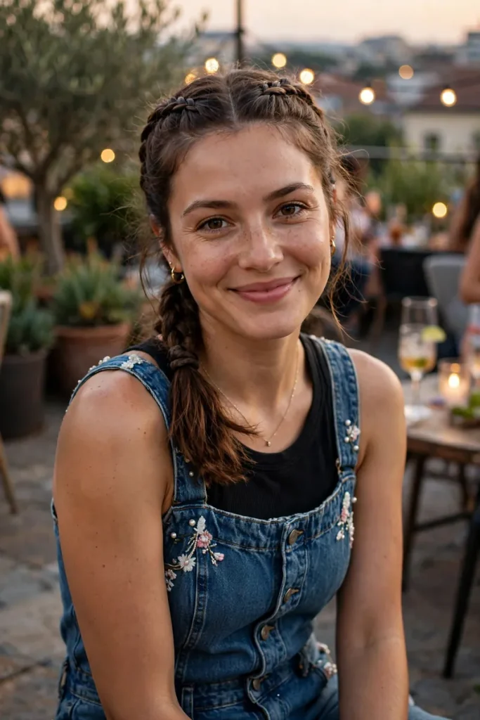16 Party Hairstyles ideas, Sorted by How Much Dancing You'll Do 10 09 two front braids low ponytail