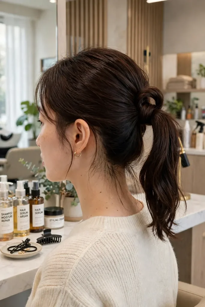16 Cute Quick Hairstyles, Counted Down From 5 Minutes to 30 Seconds 8 10 flipped topsy tail ponytail