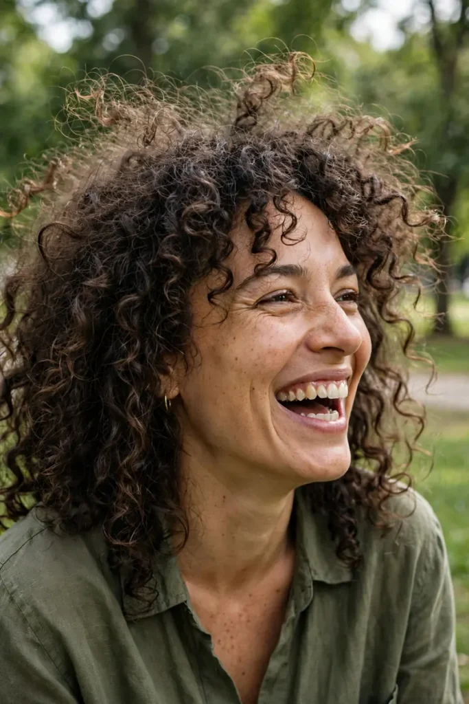14 Curly Hairstyles Worn Down, Pulled From One Actual Week of My Own Hair Diary 12 11 no plan natural