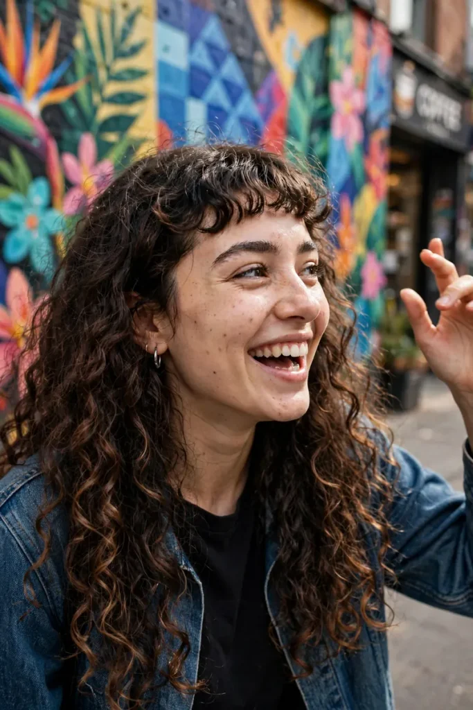 15 Hairstyles With Bangs, Sorted by How Much Commitment They Take 13 12 micro bangs curly