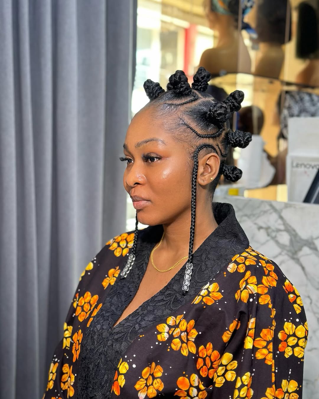 13 Hairstyles for Black Women That Are Giving Main Character Energy Right Now 11 Bantu Knots