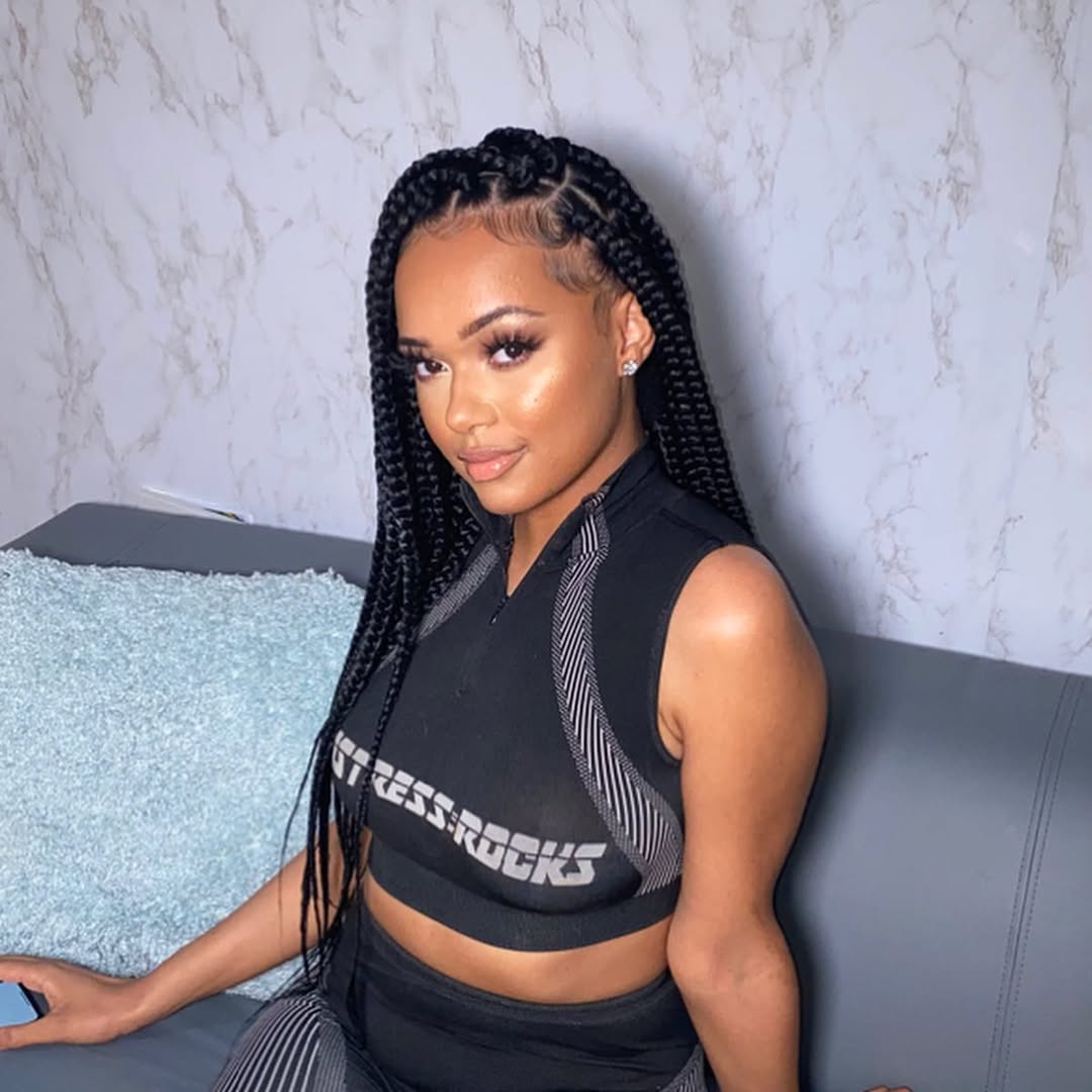 14 African Braids Hairstyles Ideas That Will Instantly Upgrade Your Look (No Effort Required) 2 Classic Box Braids