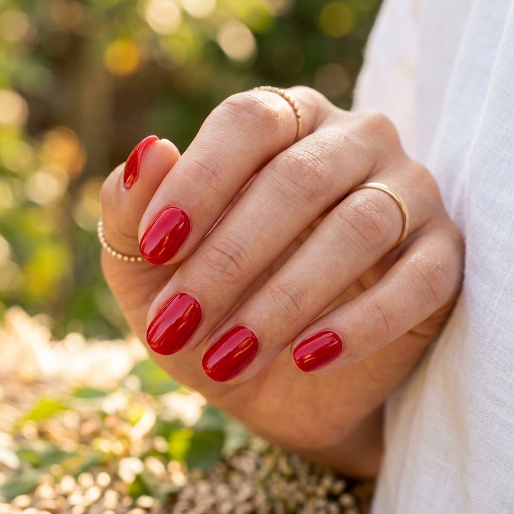 15 Summer Gel Nails That Scream “Main Character Energy” (And Yes, You’ll Want Them All) 16 Classic Red nails