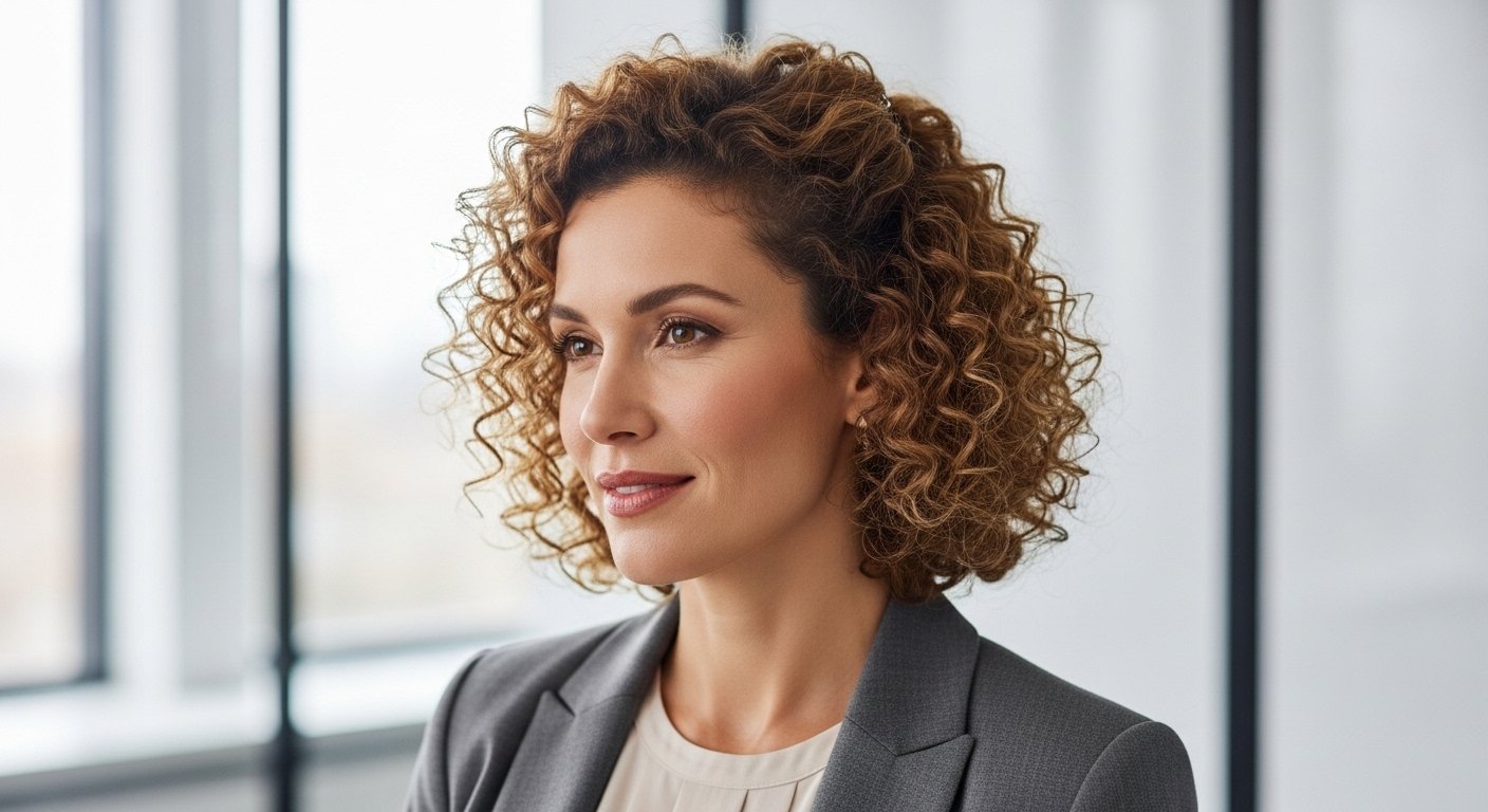 Curly Hairstyles for Work
