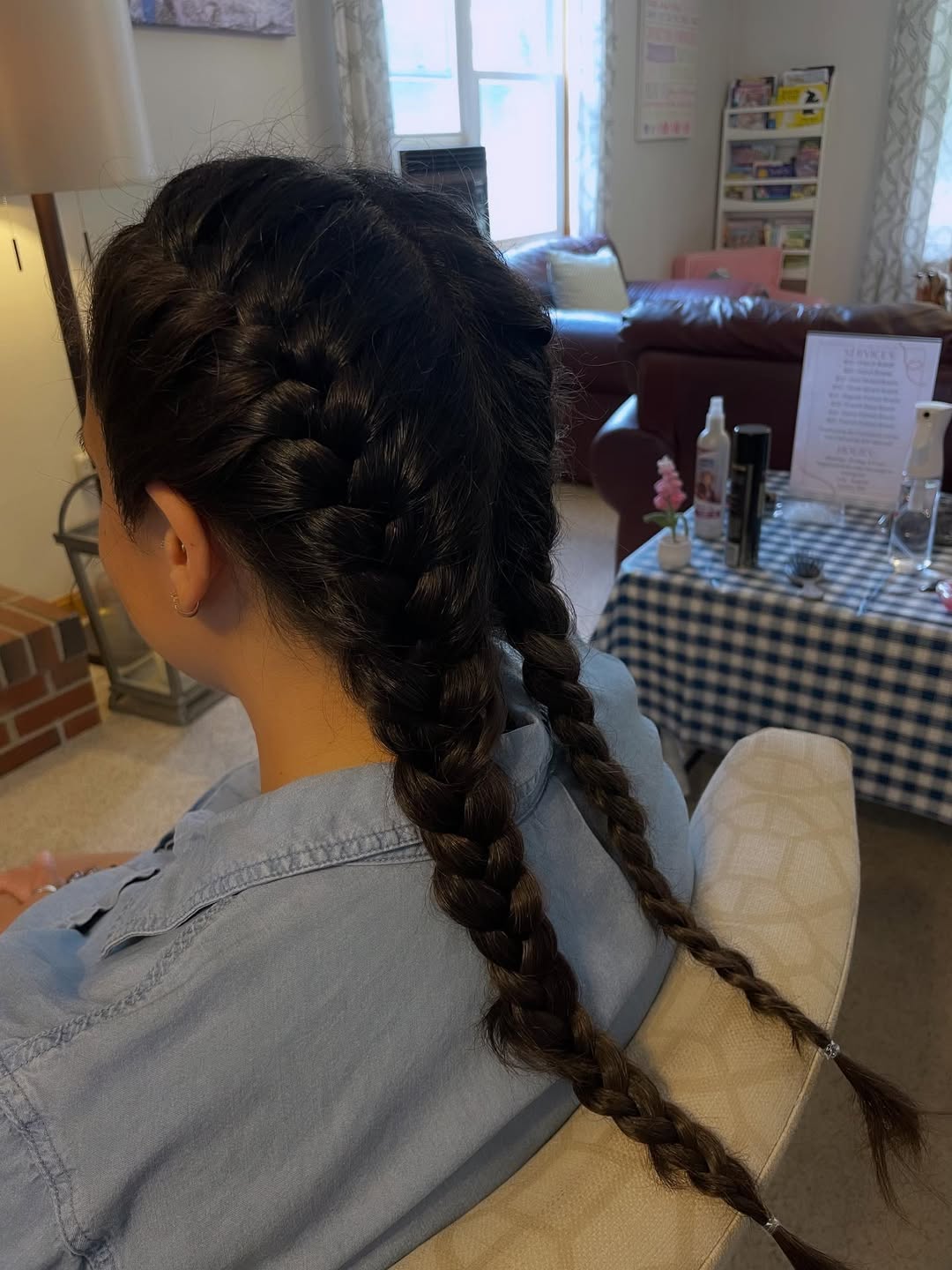 16 French Braid Hairstyle Ideas That Will Instantly Upgrade Your Look (Like… Main Character Energy ) 3 Double French Braids