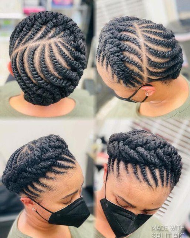 16 Flat Twist Hairstyles That Will Instantly Upgrade Your Look (And Yes, You Can Totally Pull These Off ) 3 Flat Twist Crown