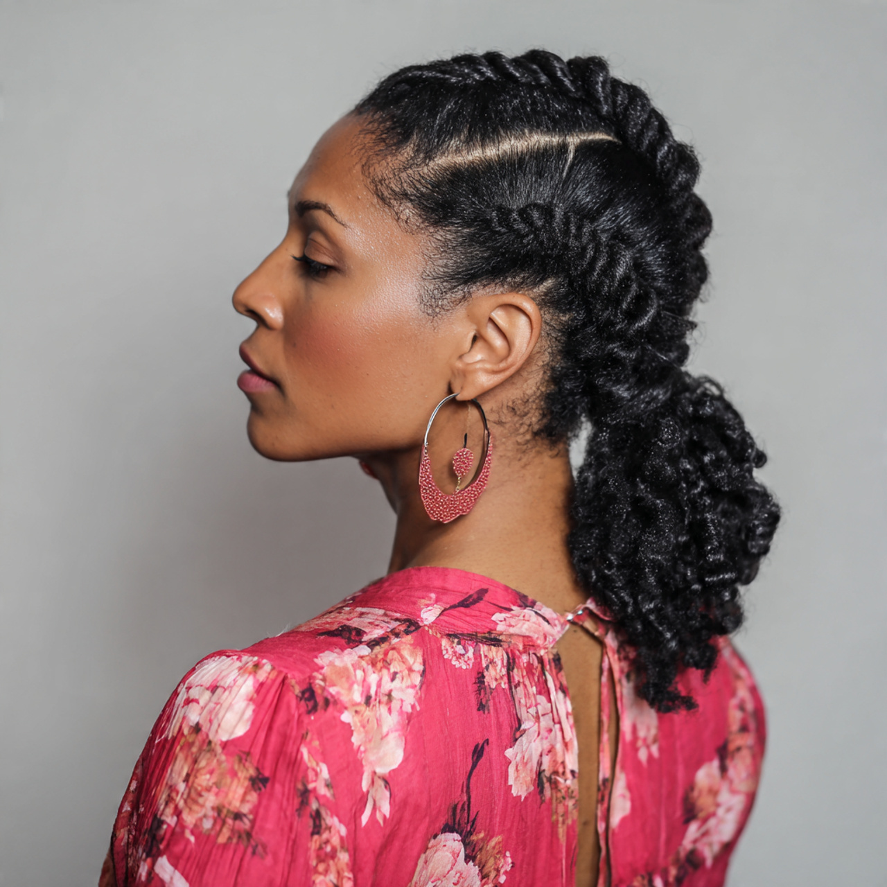16 Flat Twist Hairstyles That Will Instantly Upgrade Your Look (And Yes, You Can Totally Pull These Off ) 11 Flat Twist Ponytail