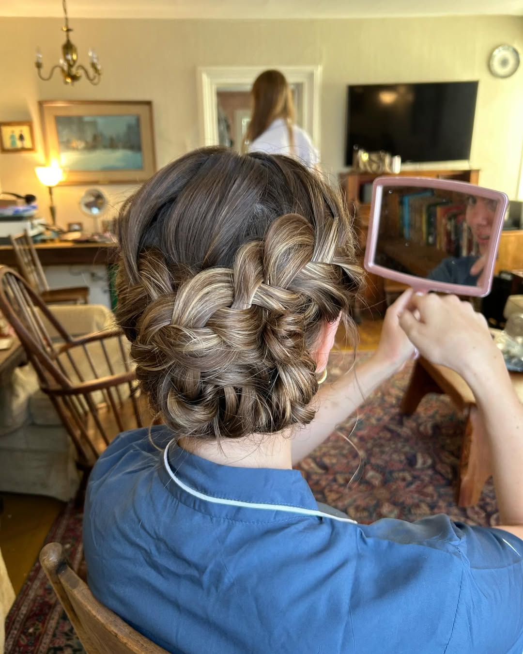 16 French Braid Hairstyle Ideas That Will Instantly Upgrade Your Look (Like… Main Character Energy ) 6 French Braid Bun