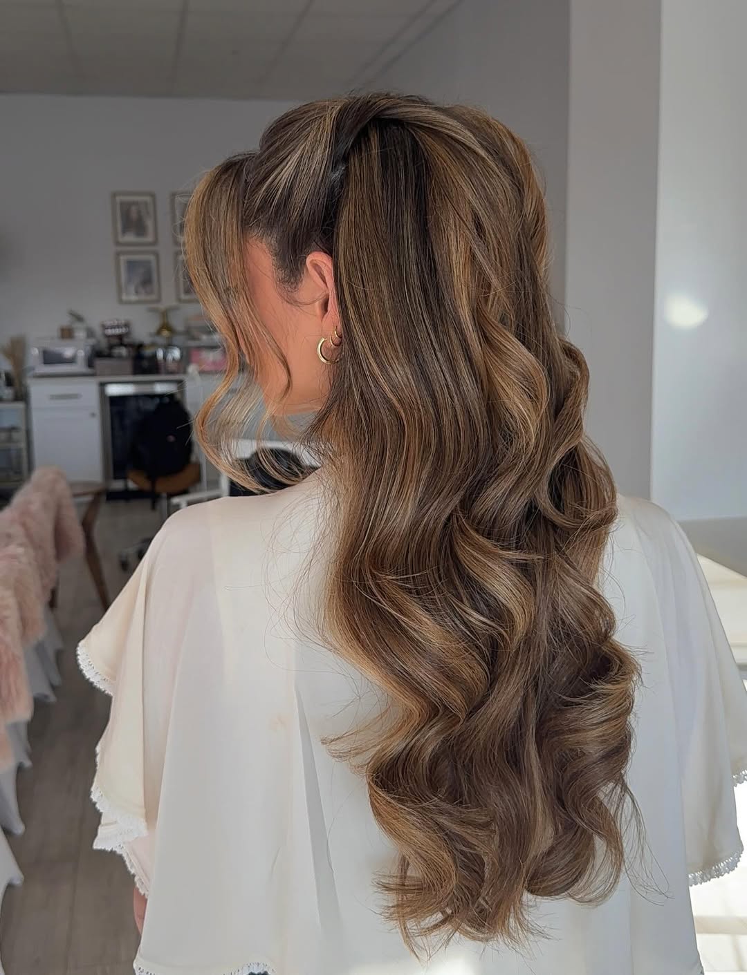 16 Curly Prom Hairstyles That Will Have You Serving Main Character Energy All Night 3 Half-Up, Half-Down Curls