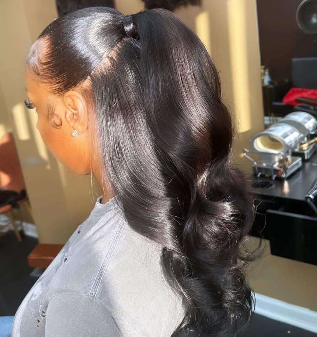 13 Weave Hairstyles Ideas That Will Instantly Upgrade Your Look (No Effort, All Drama) 9 Half-Up Half-Down Weave
