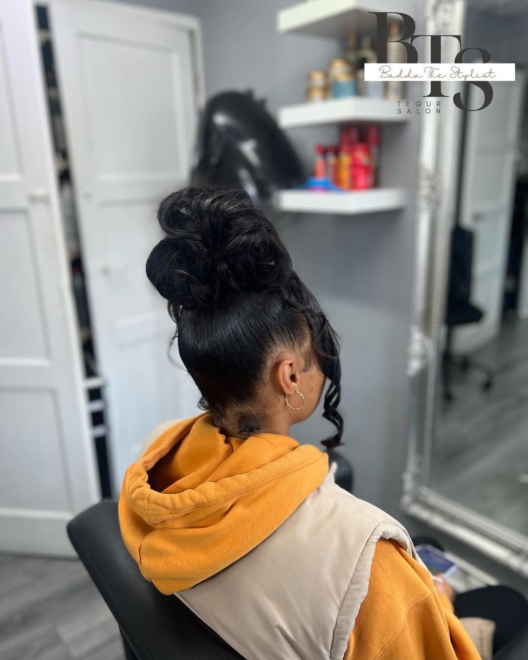 16 Curly Prom Hairstyles That Will Have You Serving Main Character Energy All Night 9 Messy Curly Bun