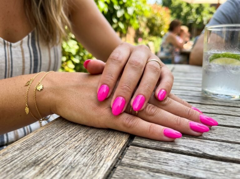 Pink Summer Nails