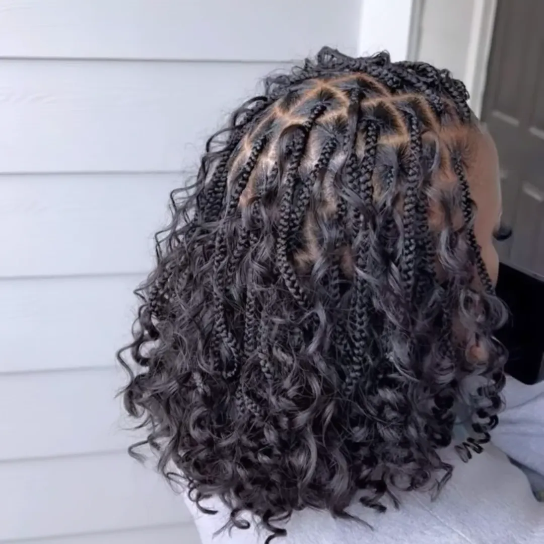 16 Curly Prom Hairstyles That Will Have You Serving Main Character Energy All Night 11 Sleek Roots + Curly Ends