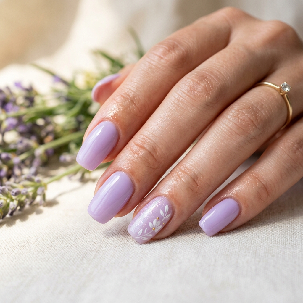 15 Summer Gel Nails That Scream “Main Character Energy” (And Yes, You’ll Want Them All) 14 Soft Lavender Dream nails