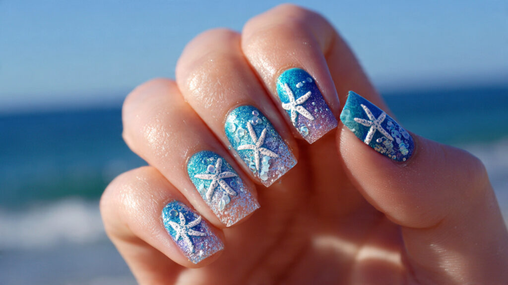 Starfish Summer Nails