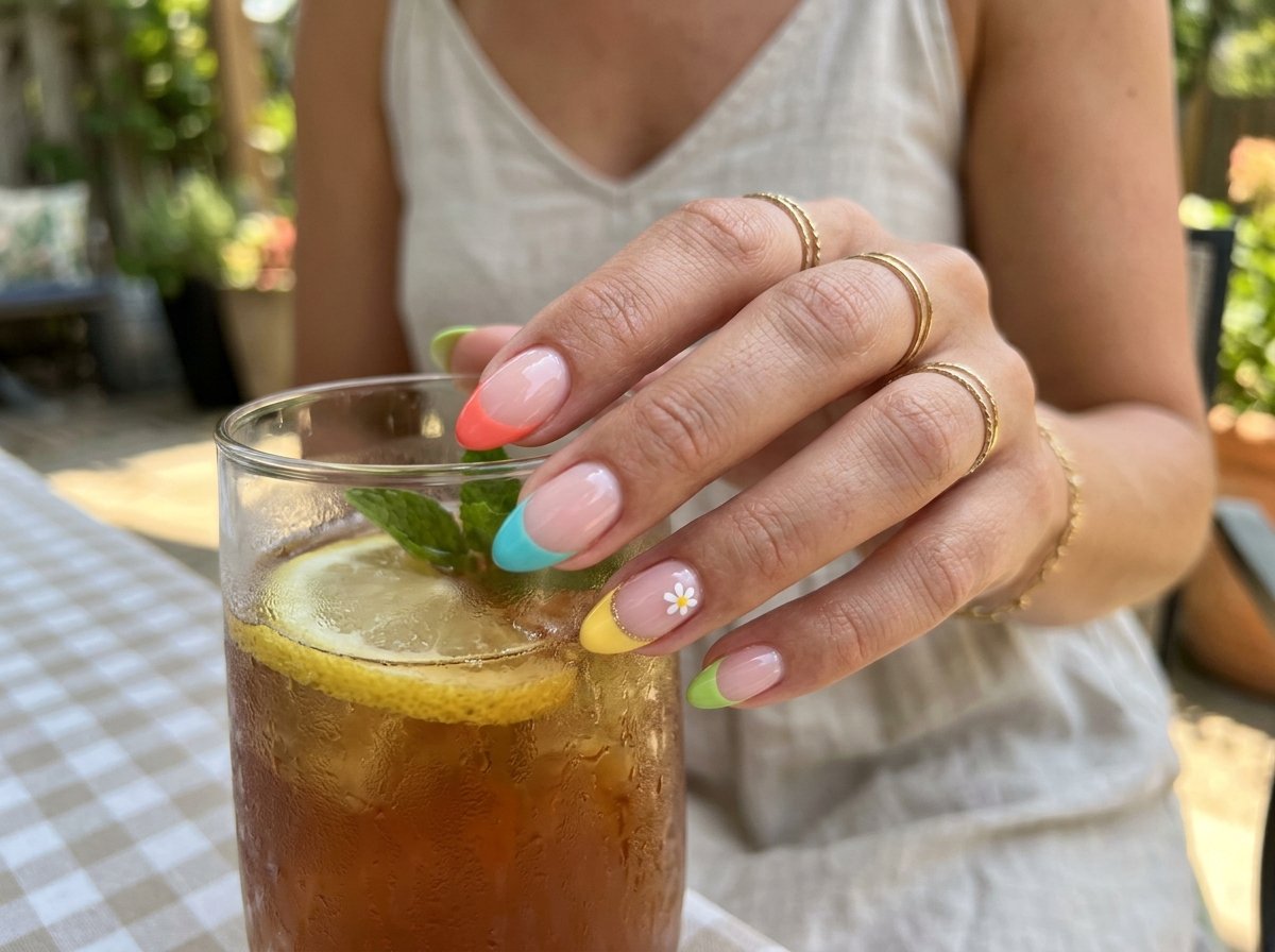 Summer Nails French Tip