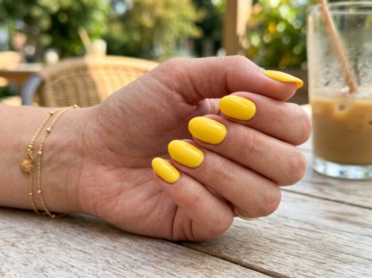Yellow Summer Nails