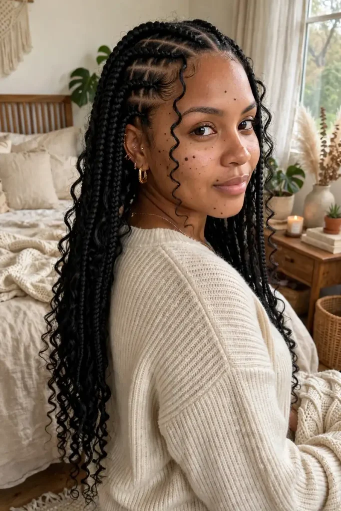 14 African Braid Hairstyles, Explained One Question at a Time 5 african 04 goddess braids