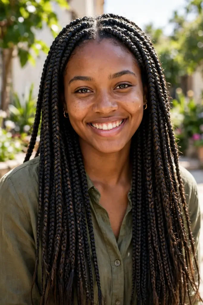 14 African Braid Hairstyles, Explained One Question at a Time 7 african 06 box braids