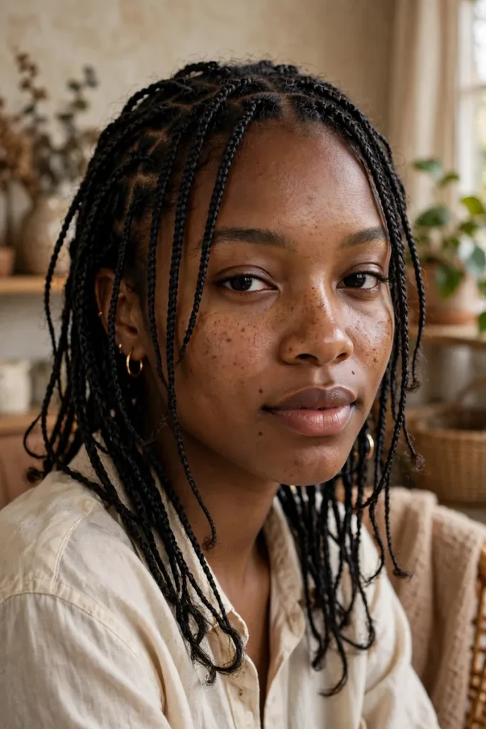 14 African Braid Hairstyles, Explained One Question at a Time 9 african 08 micro braids