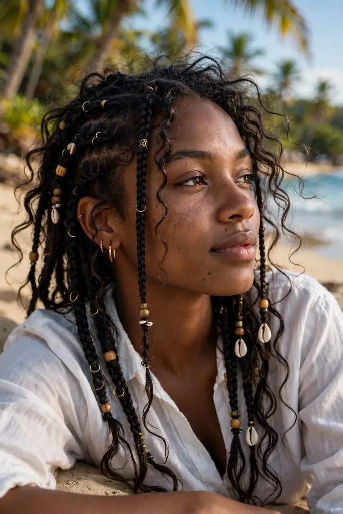 14 African Braid Hairstyles, Explained One Question at a Time 11 african 09 bohemian braids