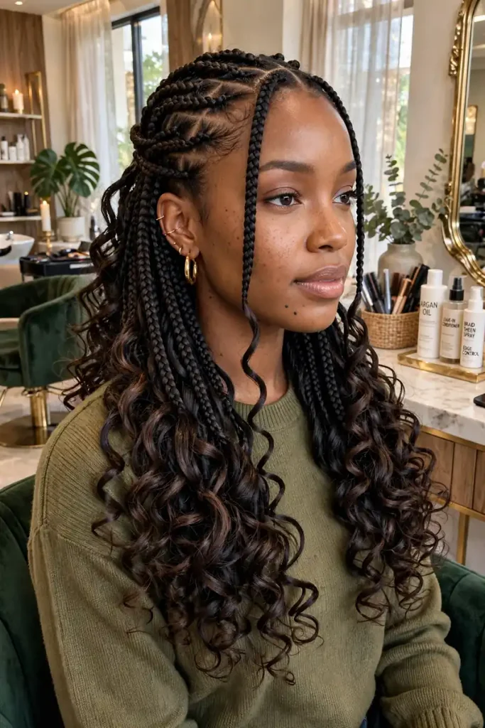 14 African Braid Hairstyles, Explained One Question at a Time 10 african 10 french curl braids
