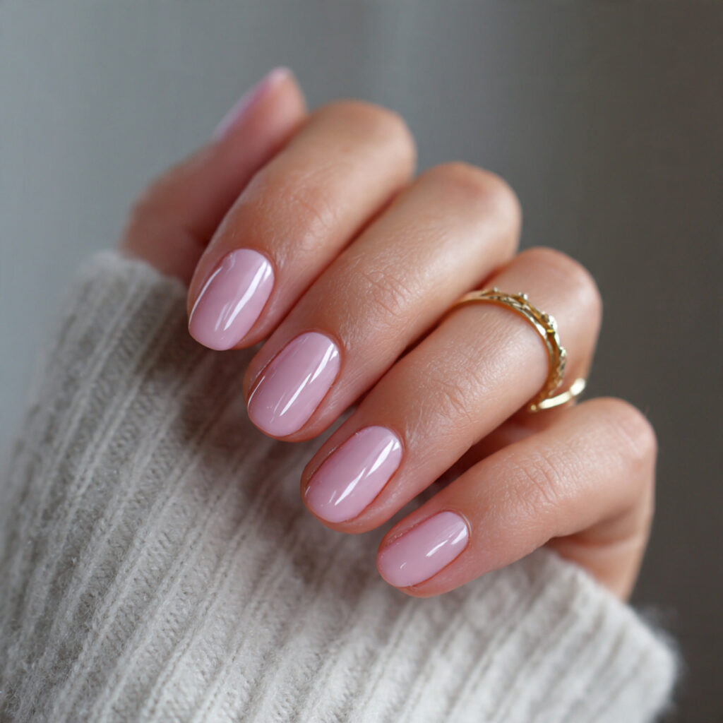 13 Simple Summer Nails That’ll Make You Feel Instantly Put-Together (Even If You’re in Flip-Flops) 4 baby pink minimal nails