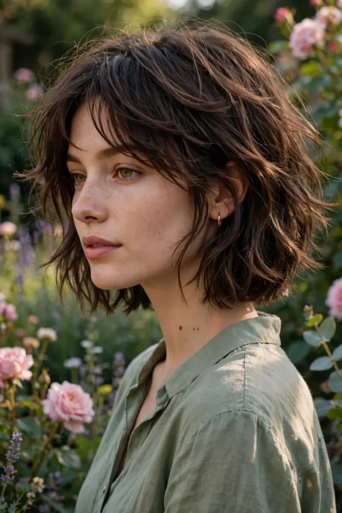 16 Choppy Bob Hairstyles Sorted by the Cutting Technique Behind Them 3 choppy 02 feathered collarbone