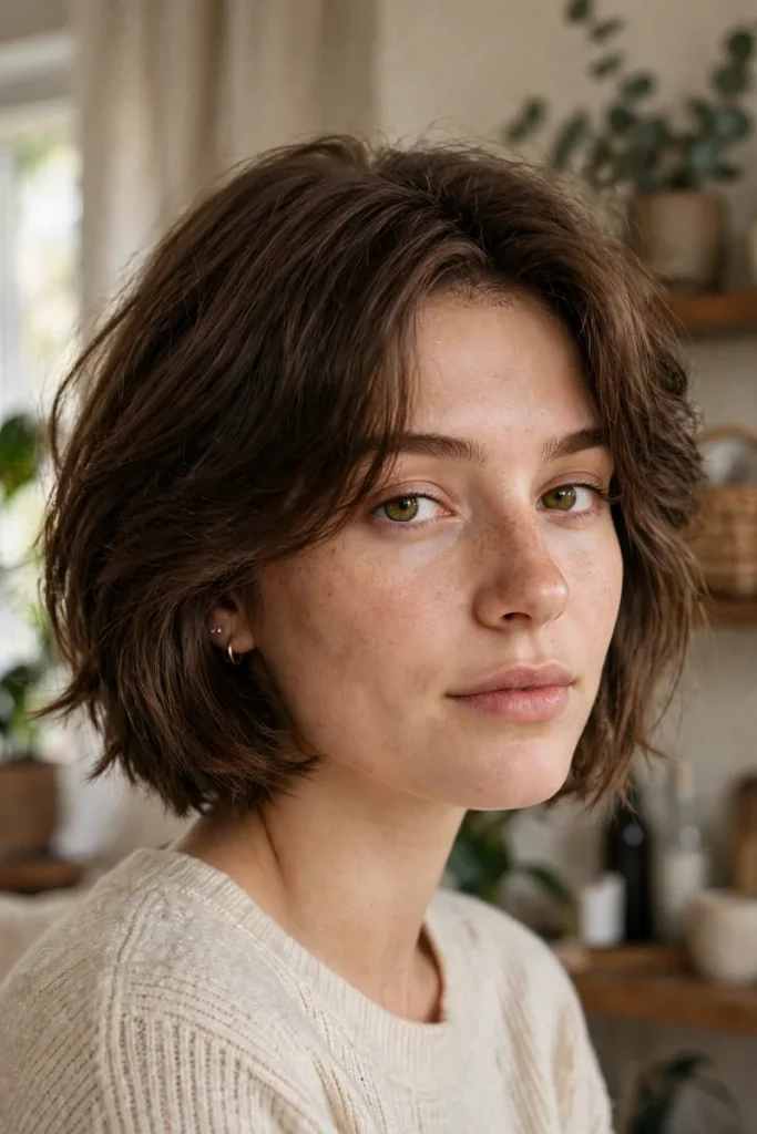 16 Choppy Bob Hairstyles Sorted by the Cutting Technique Behind Them 8 choppy 07 slidecut thick bob