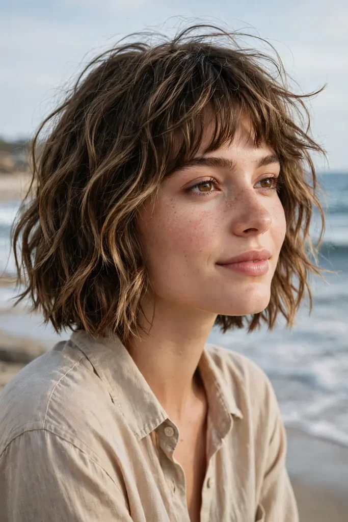 16 Choppy Bob Hairstyles Sorted by the Cutting Technique Behind Them 9 choppy 08 slidecut wavy bob