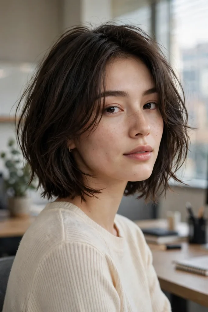 16 Choppy Bob Hairstyles Sorted by the Cutting Technique Behind Them 10 choppy 09 soft aline