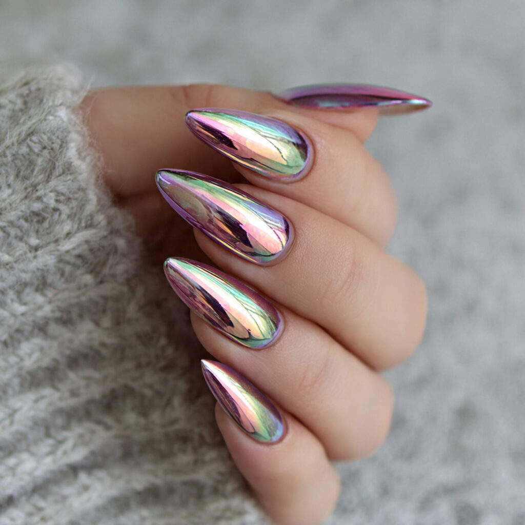 13 Simple Summer Nails That’ll Make You Feel Instantly Put-Together (Even If You’re in Flip-Flops) 14 chrome glazed nails