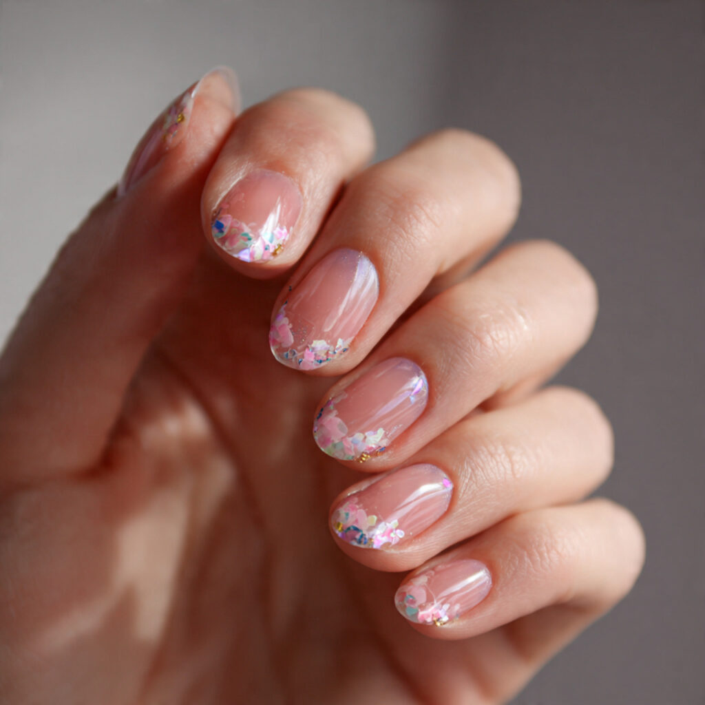 16 Short Summer Nails That Are So Cute, You’ll Want to Screenshot Every Single One 17 clear gloss nails with minimal art