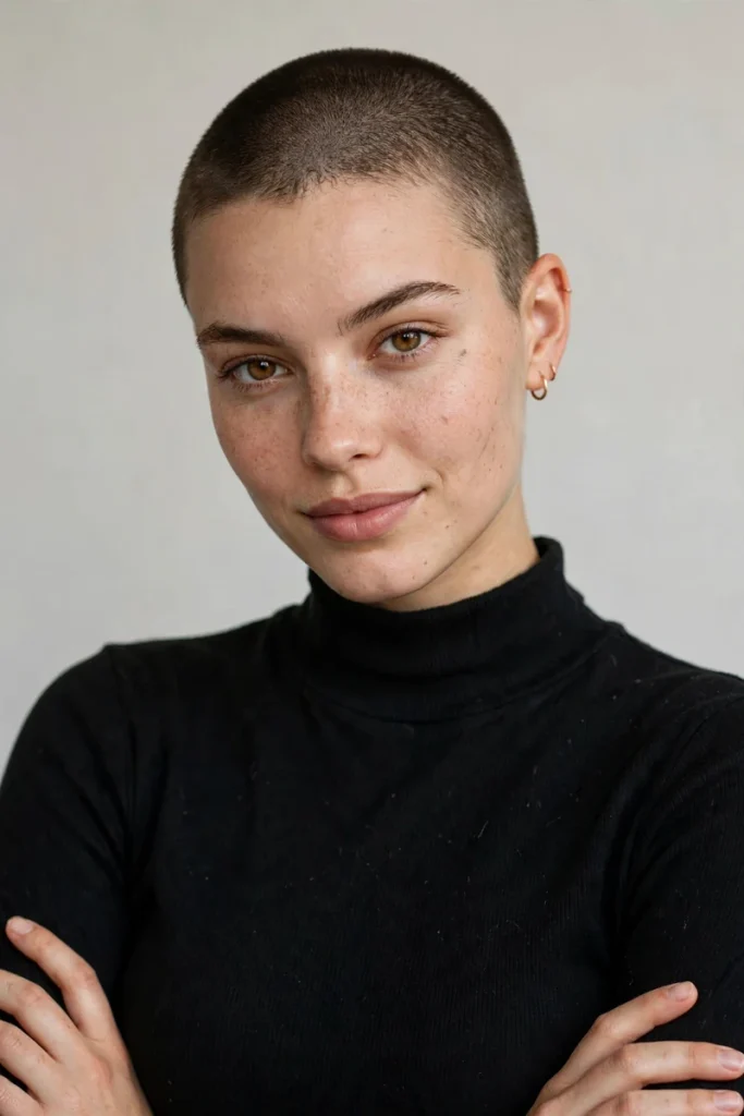 cool 13 womens buzz cut