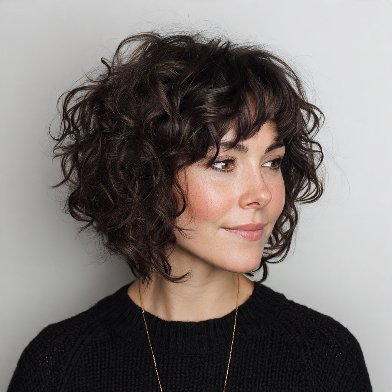 17 Curly Hairstyles Ideas That’ll Instantly Upgrade Your Look (No Bad Hair Days Allowed) 14 Curly Bob with Texture