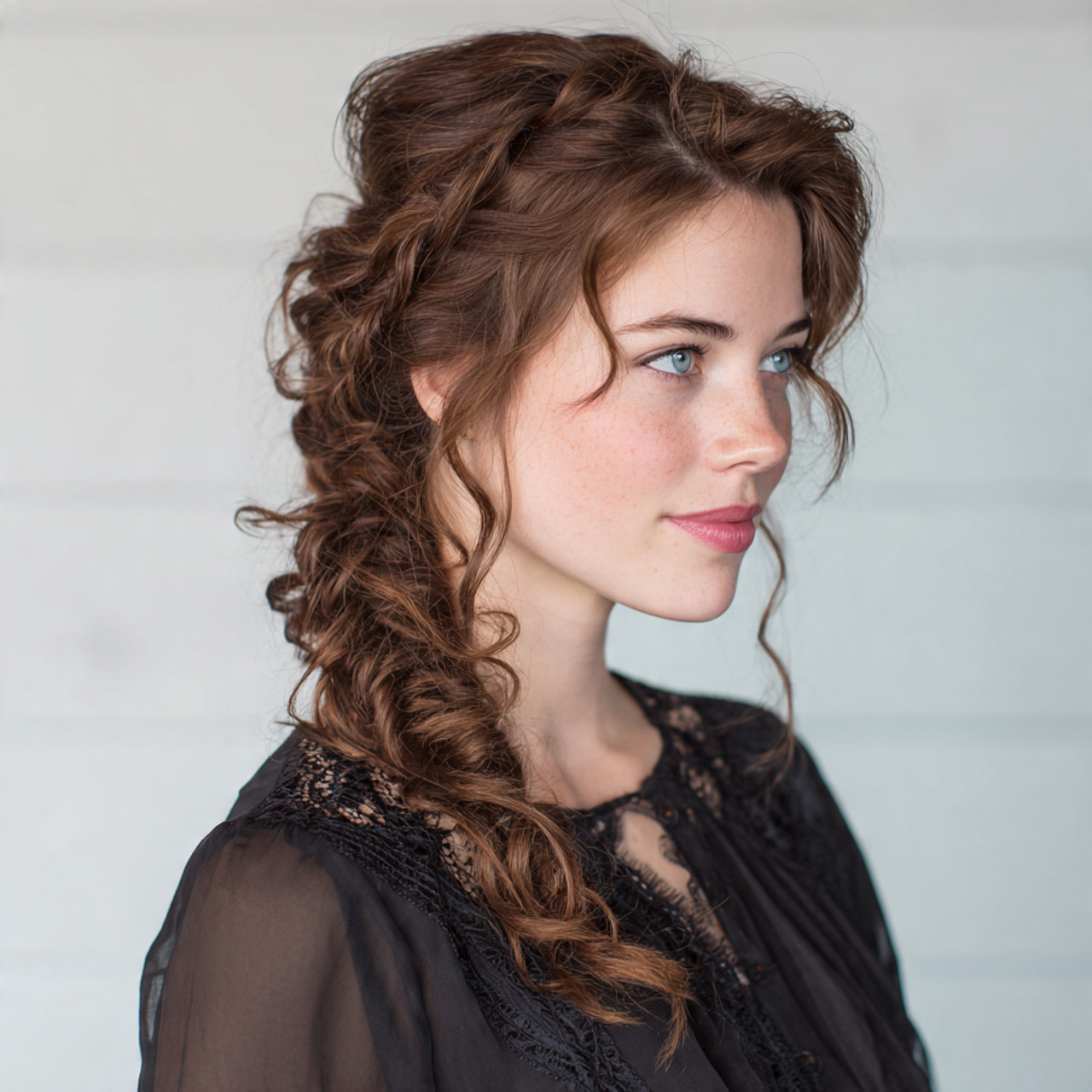 17 Curly Hairstyles Ideas That’ll Instantly Upgrade Your Look (No Bad Hair Days Allowed) 16 Curly Side Braid