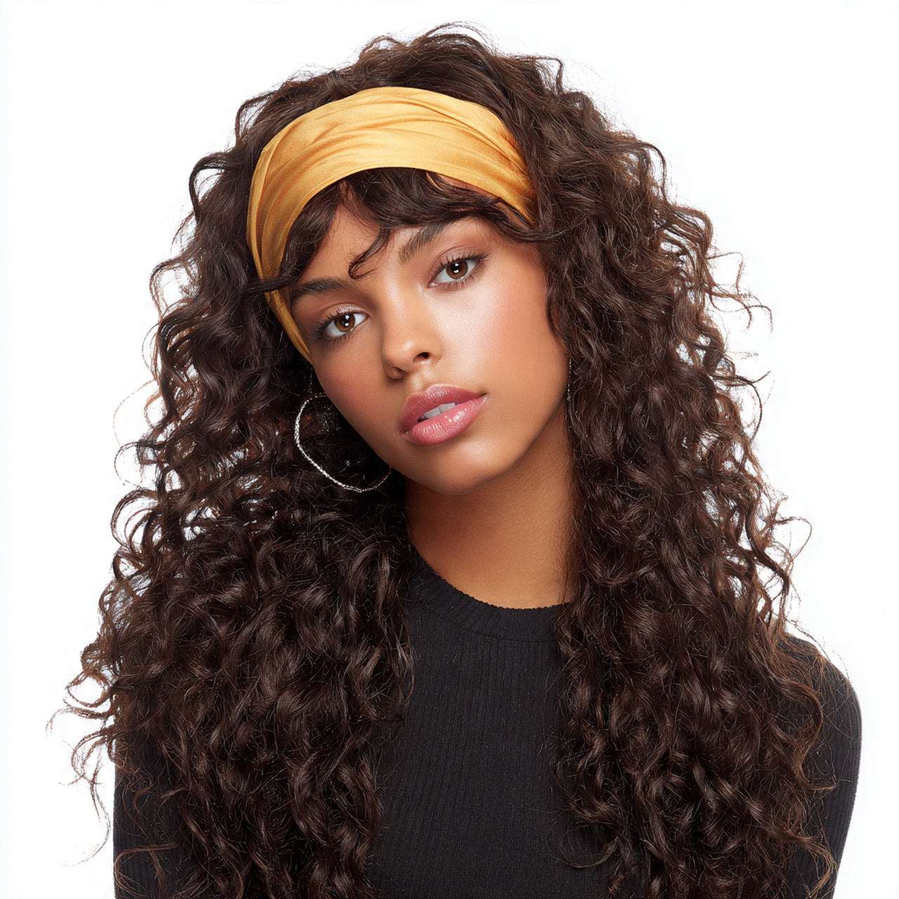 15 Curly Hairstyles Wigs That Will Instantly Upgrade Your Look (No Salon Required) 14 Curly Wig with Headband