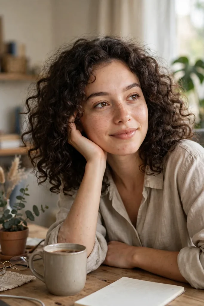 16 Curly Hairstyles for Work, Shaped by Things Actually Said in Office Bathrooms 14 curlywork 13 no effort refresh camera