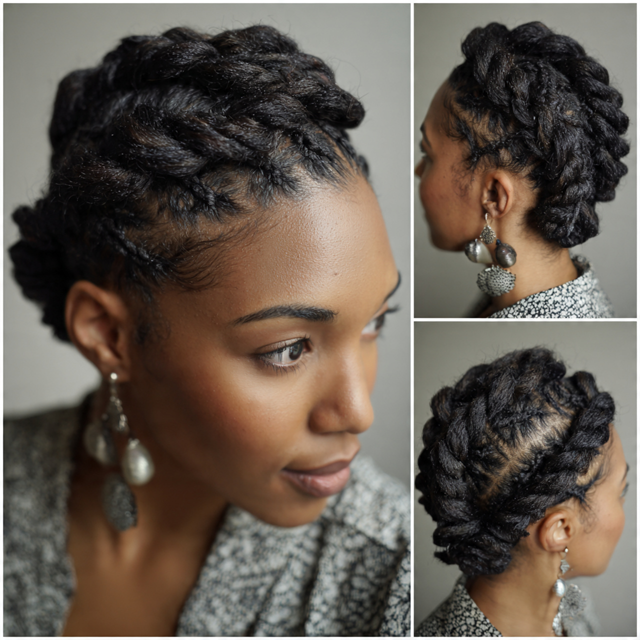 16 Flat Twist Hairstyles That Will Instantly Upgrade Your Look (And Yes, You Can Totally Pull These Off ) 15 flat twists into braids