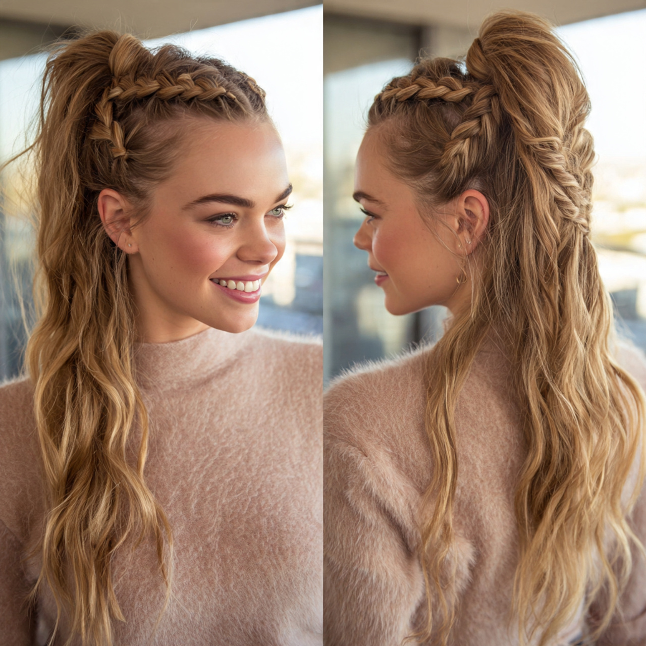 16 French Braid Hairstyle Ideas That Will Instantly Upgrade Your Look (Like… Main Character Energy ) 15 French Braid High Ponytail
