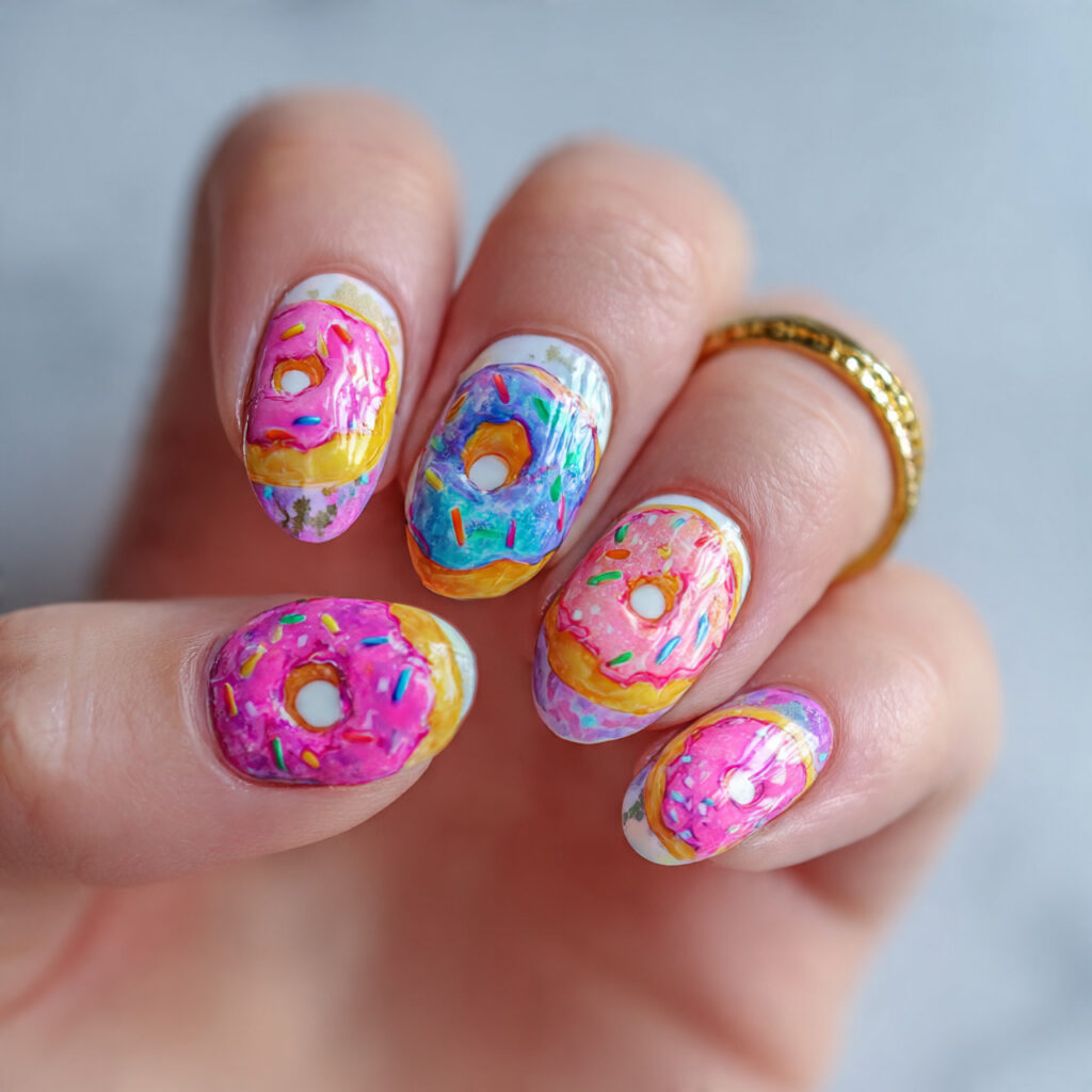 15 Summer Nail Ideas That Are About to Blow Up (And Yes, You’ll Want Them All ) 2 glazed donut nails