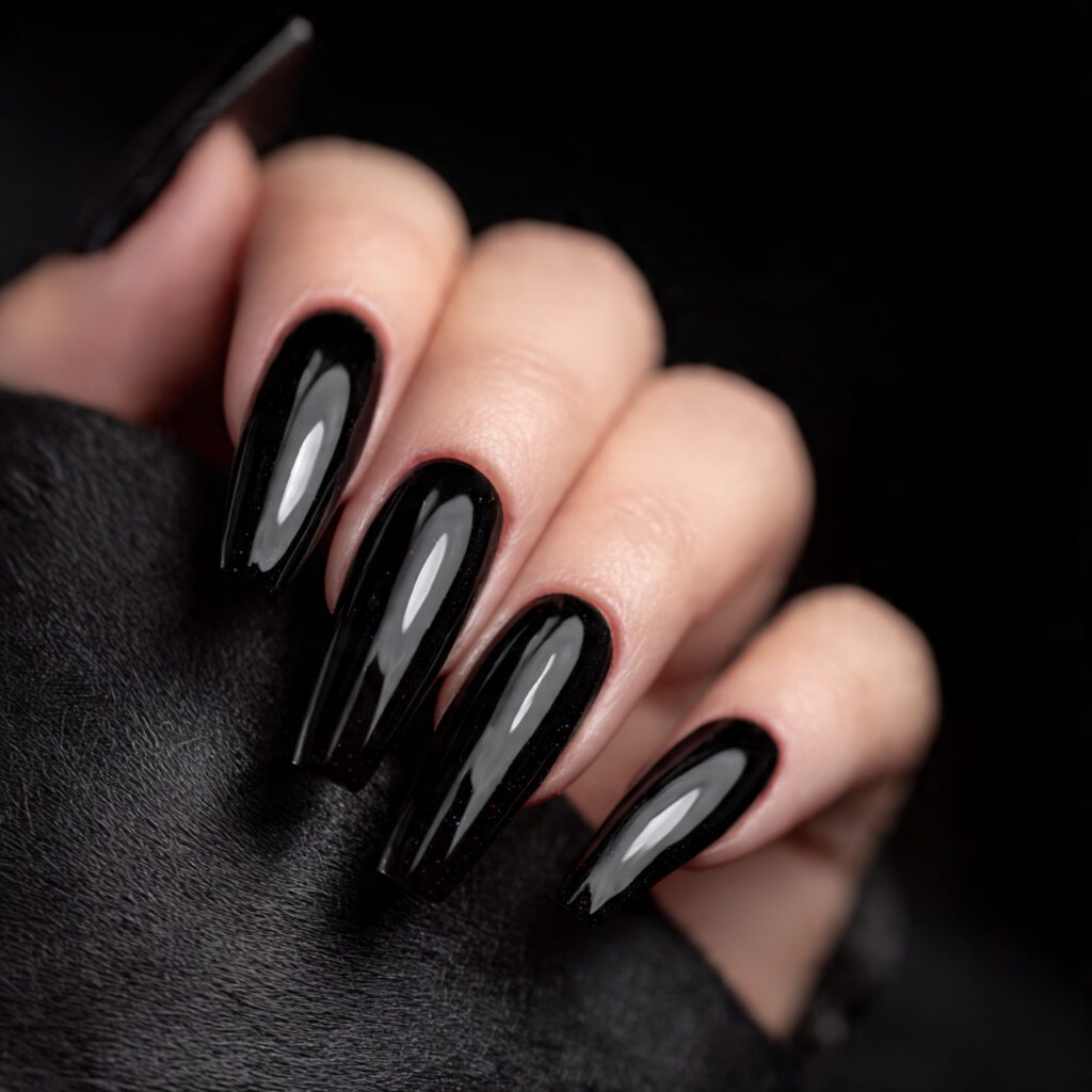 18 Long Summer Nails That Will Have You Booking a Salon Appointment ASAP 2 glossy coffin long nails