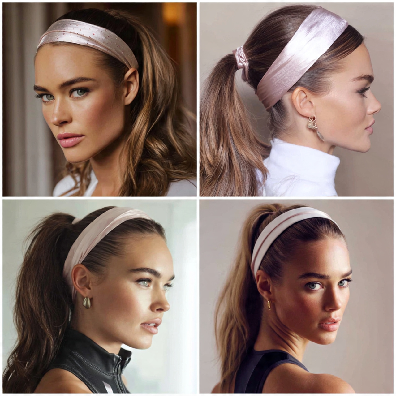 14 Sporty Hairstyles Ideas That Make You Look Effortlessly Cool (Even When You’re Late) 13 Headband Push-Back